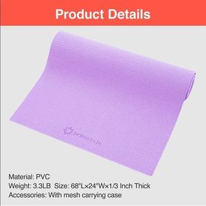 NWT Yoga Mat - 1/4” thick